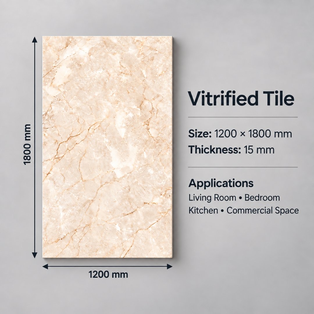 AL Brighton Ivory Marble & Stone Kitchen Tiles - My Home Studio